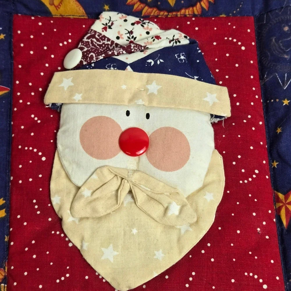 Franco‎ Celestial Starry Night Sky Santa Claus Holiday Pot Holder Cotton 2236